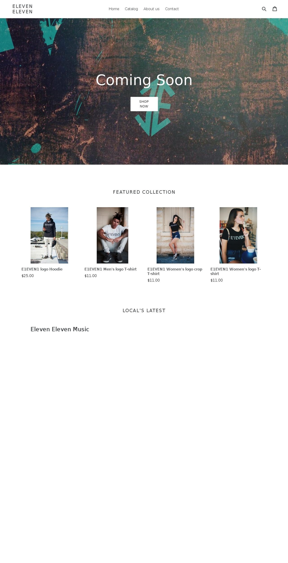 elvnelvn.com — Shopify storefront screenshot