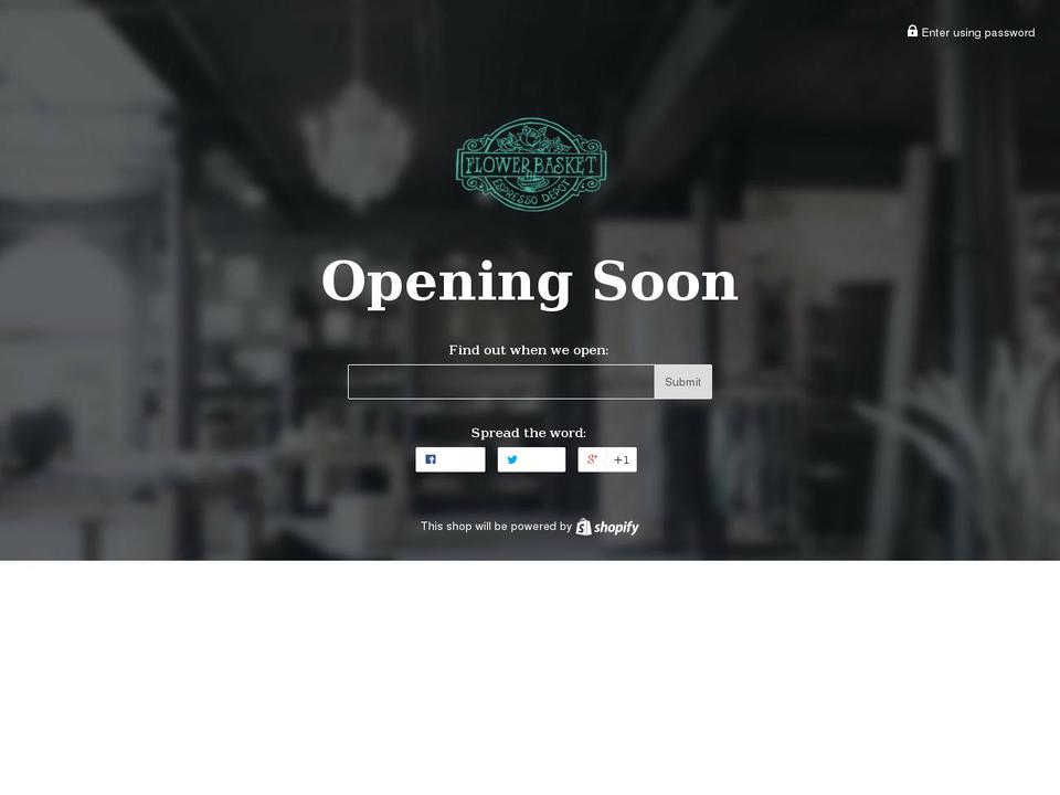 elyflowerbasket.com — Shopify storefront screenshot