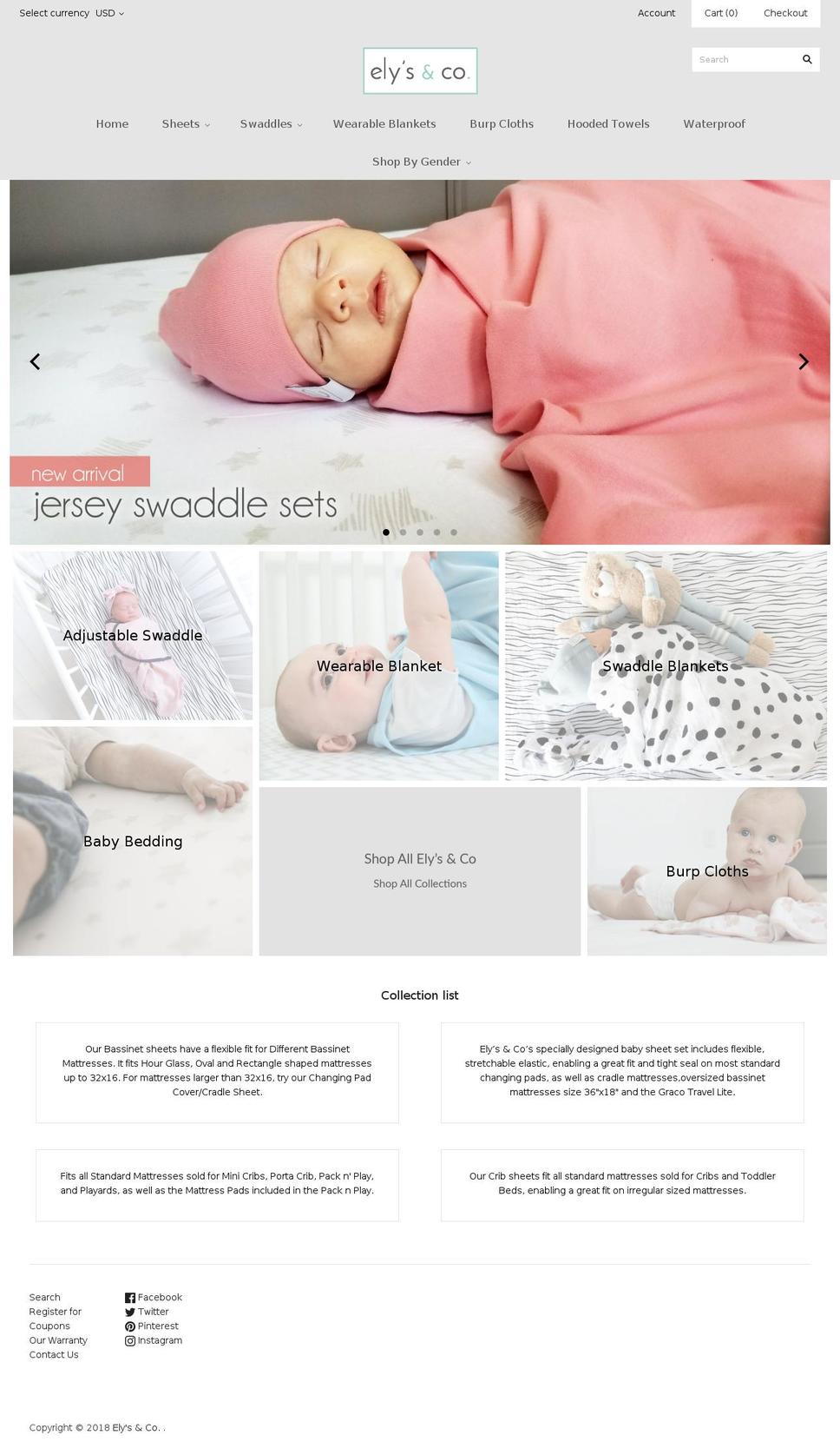 elysandco.com — Shopify storefront screenshot