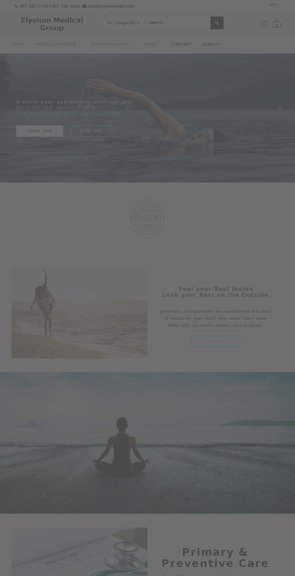 DUDU-theme-02 Shopify theme site example elysiummedspa.com