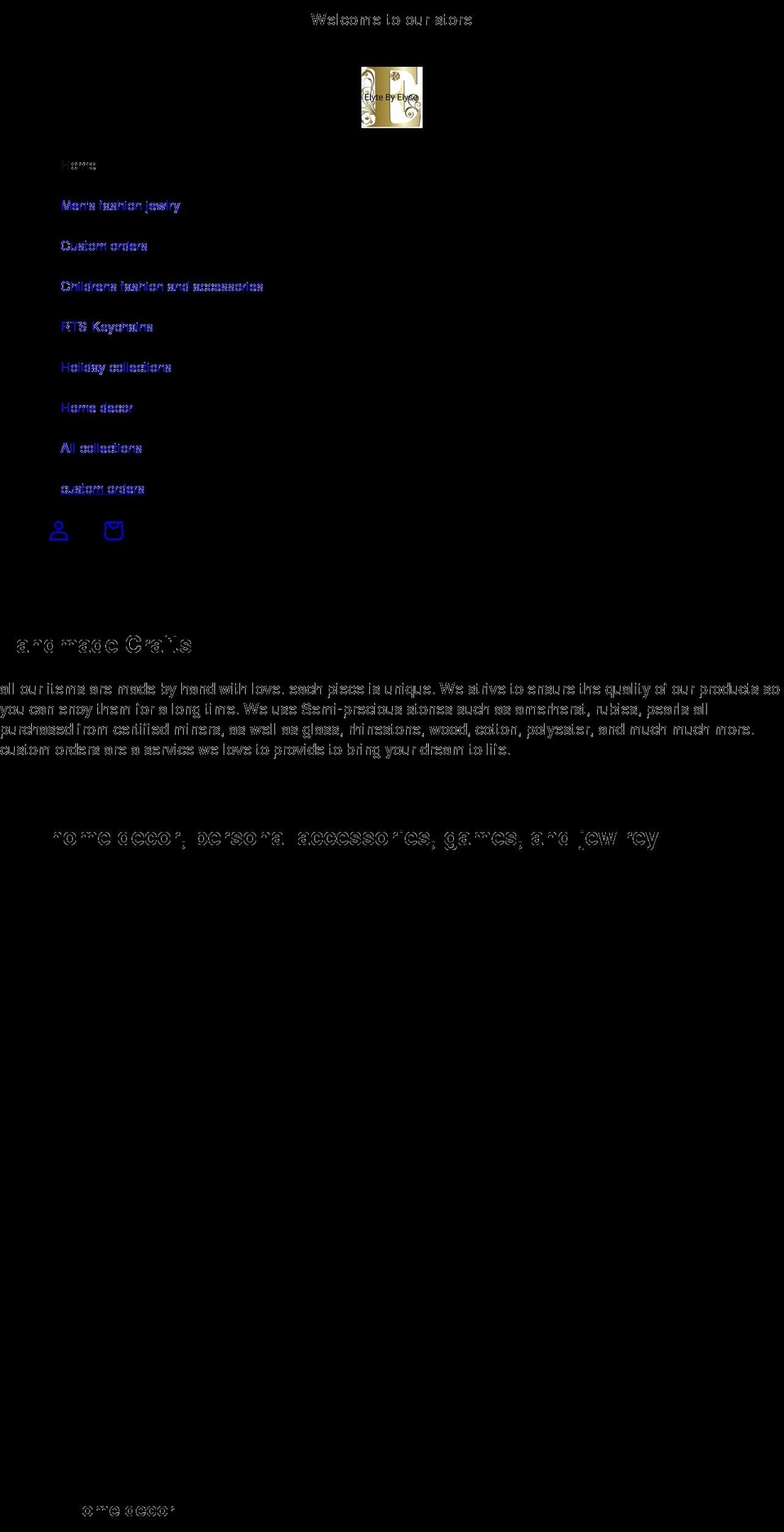 elytebyelyse.com shopify website screenshot