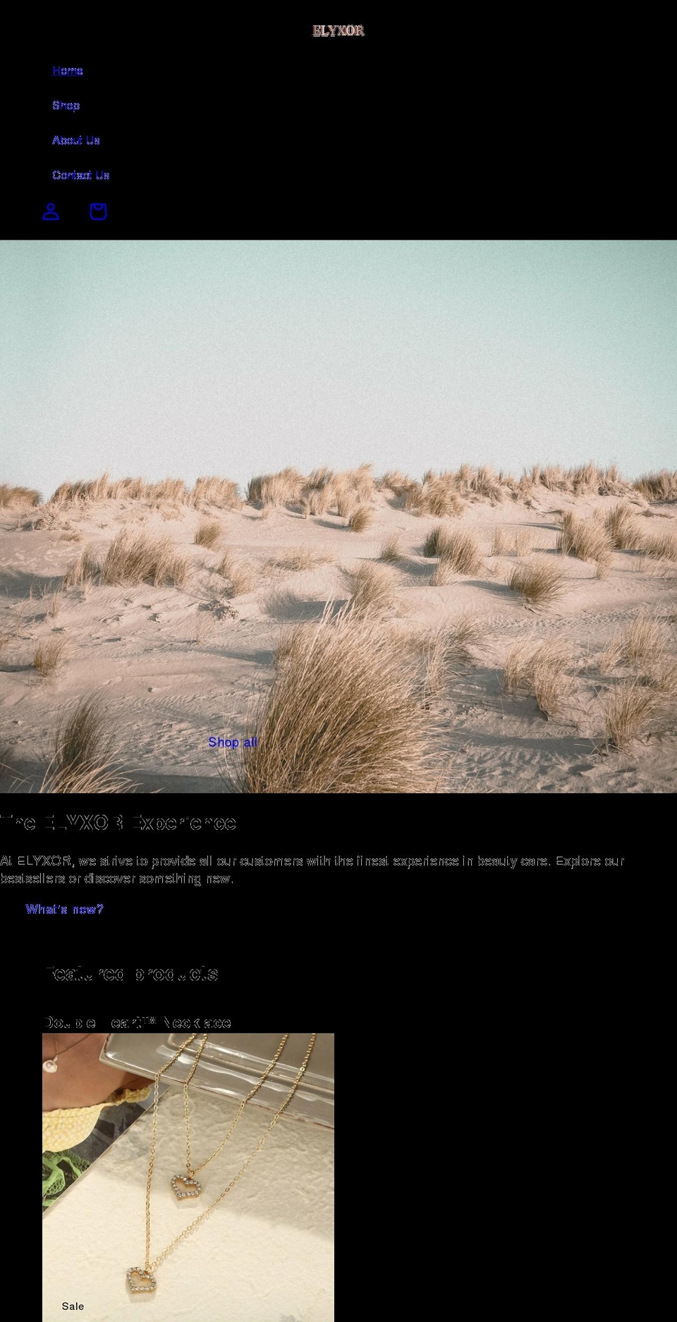 elyxorco.com shopify website screenshot