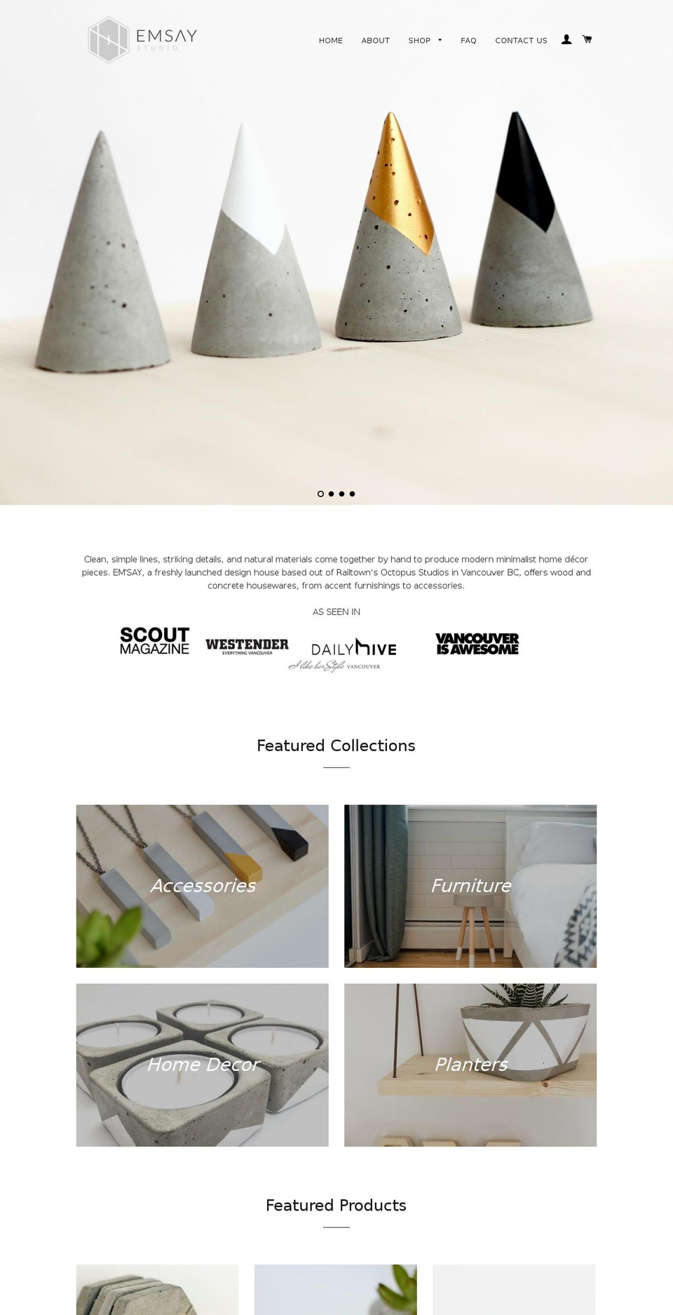 em-say.com — Shopify storefront screenshot