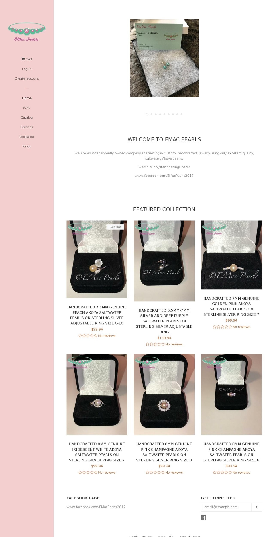emacpearls.com — Shopify storefront screenshot
