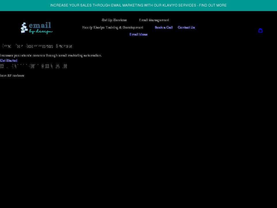 emailbydesign.com.au shopify website screenshot