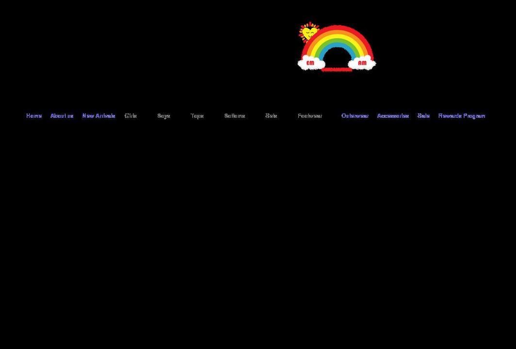 emandamchildrenswear.com shopify website screenshot