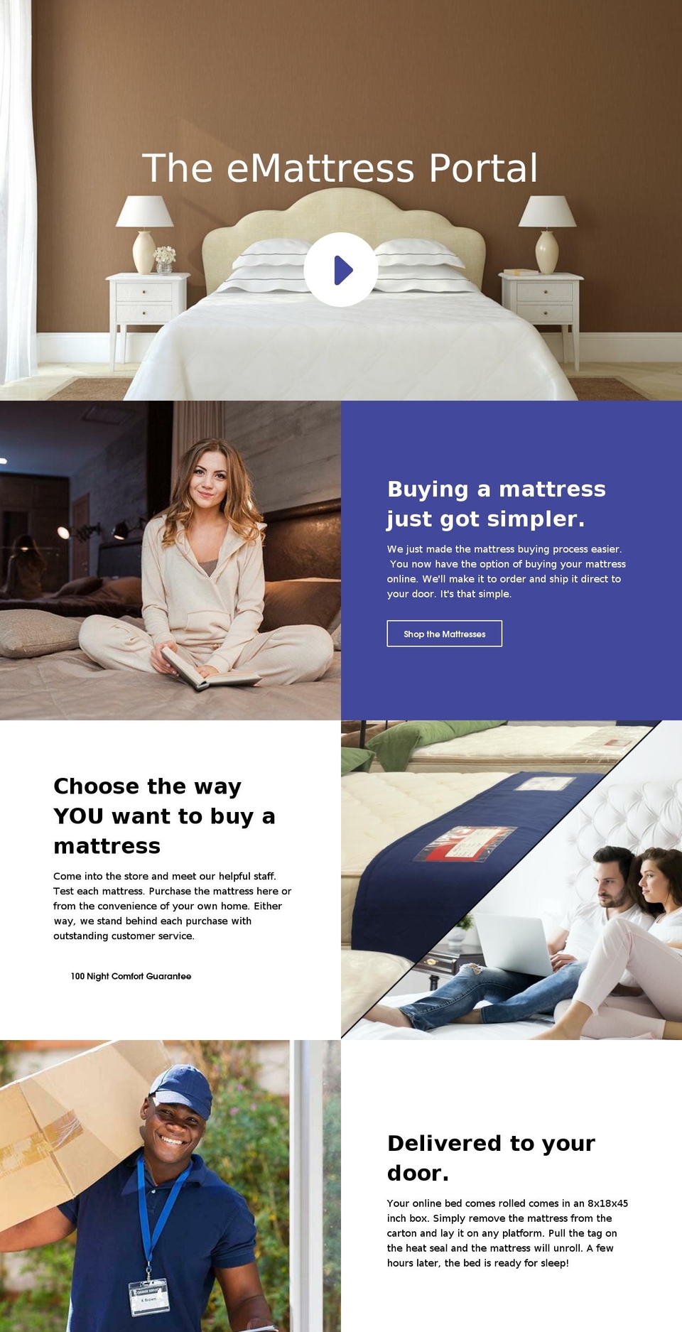 emattressportal.com — Shopify storefront screenshot