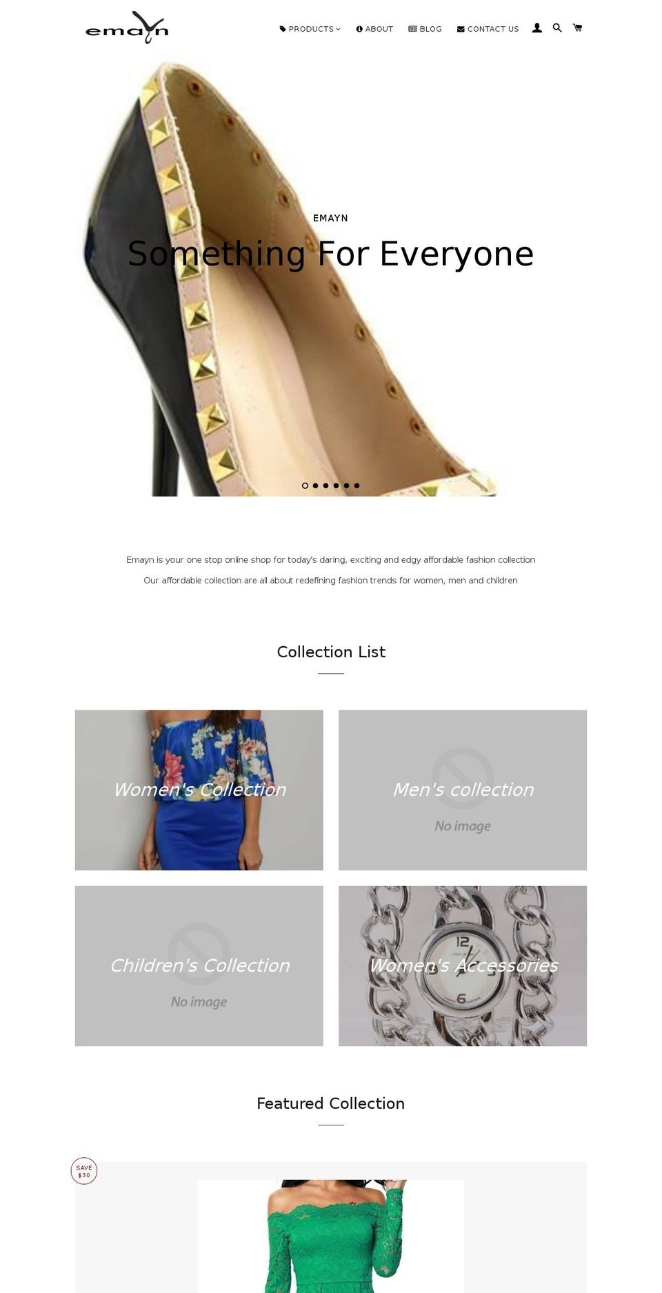 emayn.com shopify website screenshot