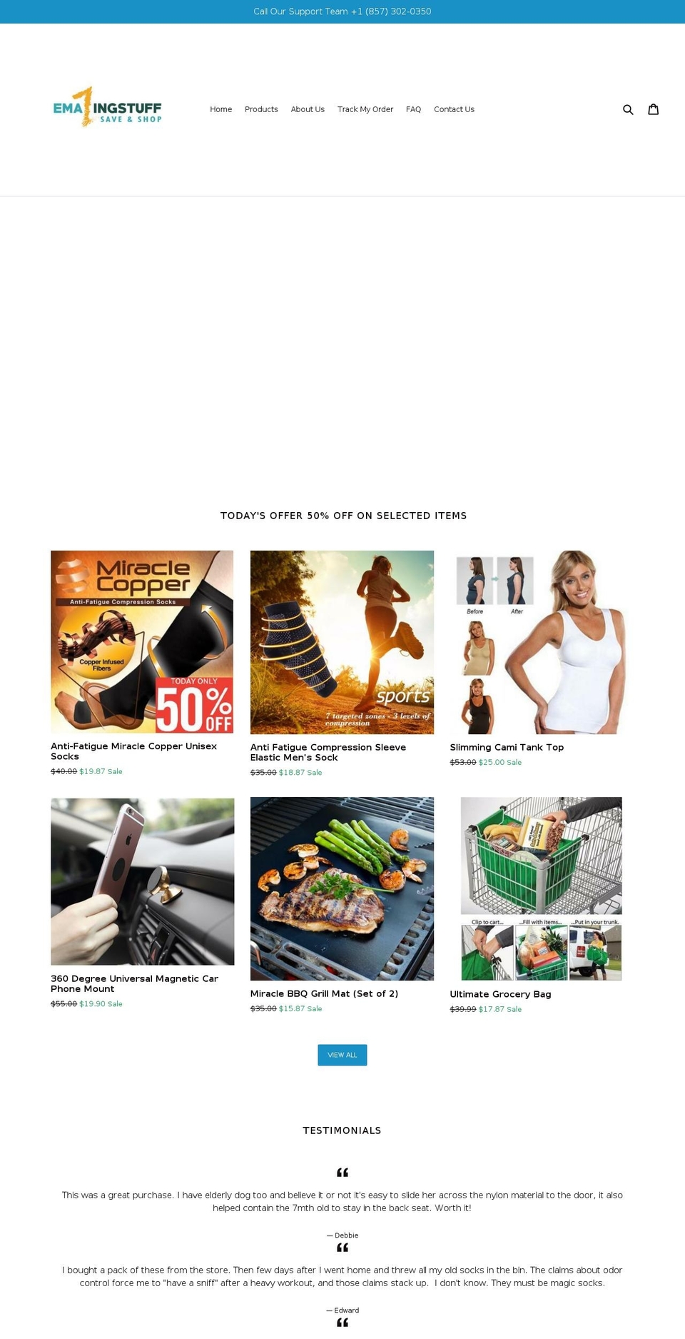 emazingstuff.com — Shopify storefront screenshot