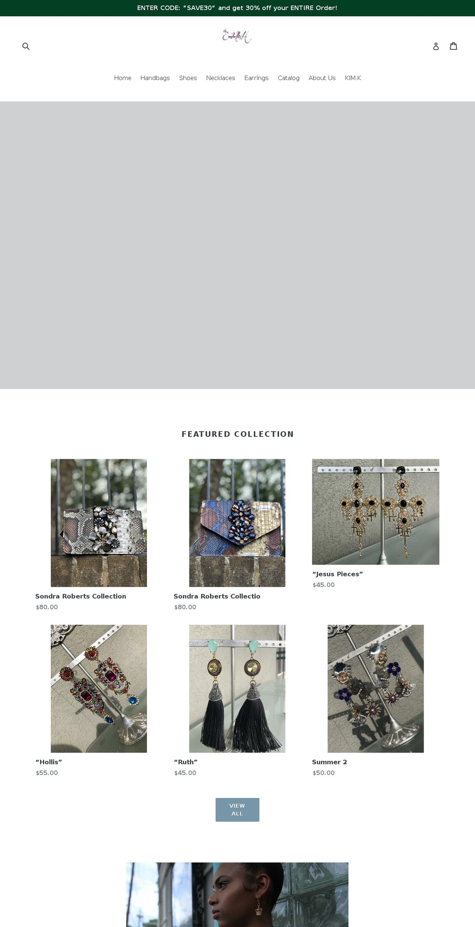 embellishbutik.com — Shopify storefront screenshot