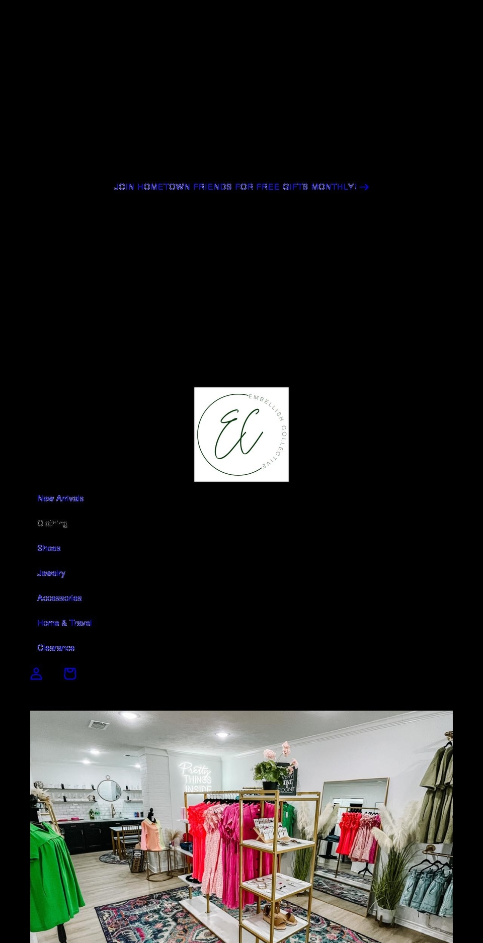 embellishcollective.com shopify website screenshot