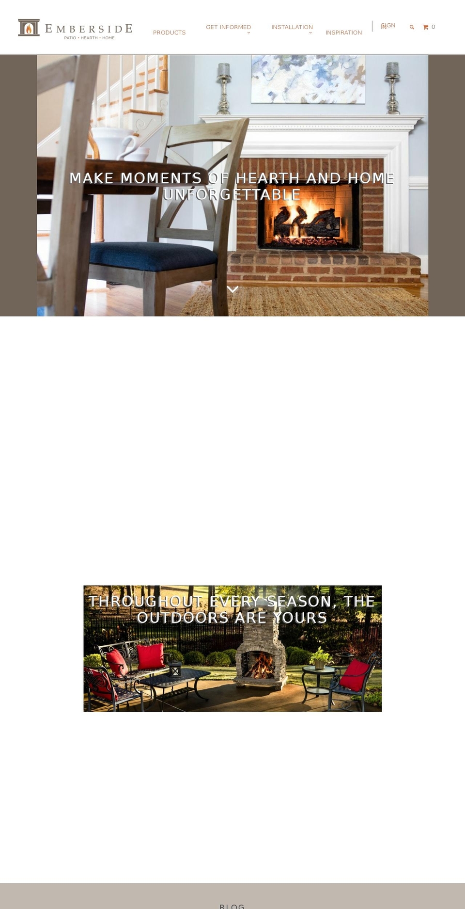 emberside.com — Shopify storefront screenshot