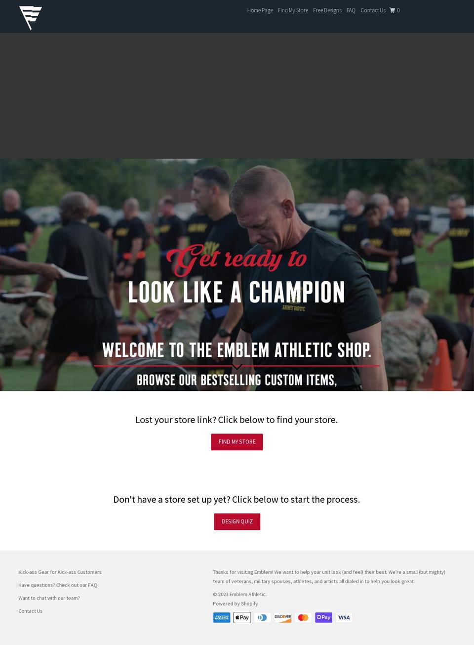 Emblem Athletic July    BOLD Shopify theme site example emblemathleticteam.com