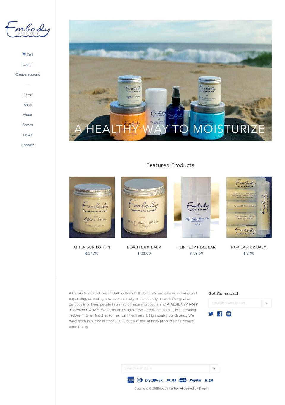 embodyack.com shopify website screenshot