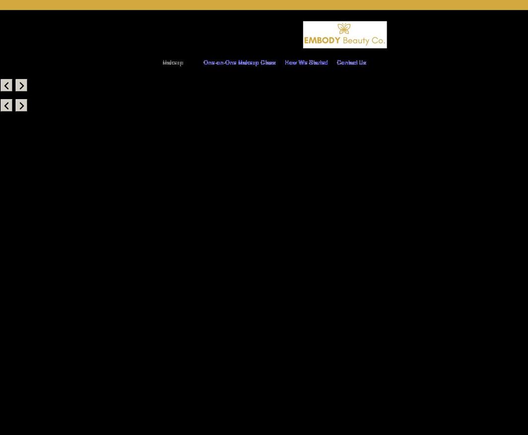 embodybeautyco.com shopify website screenshot