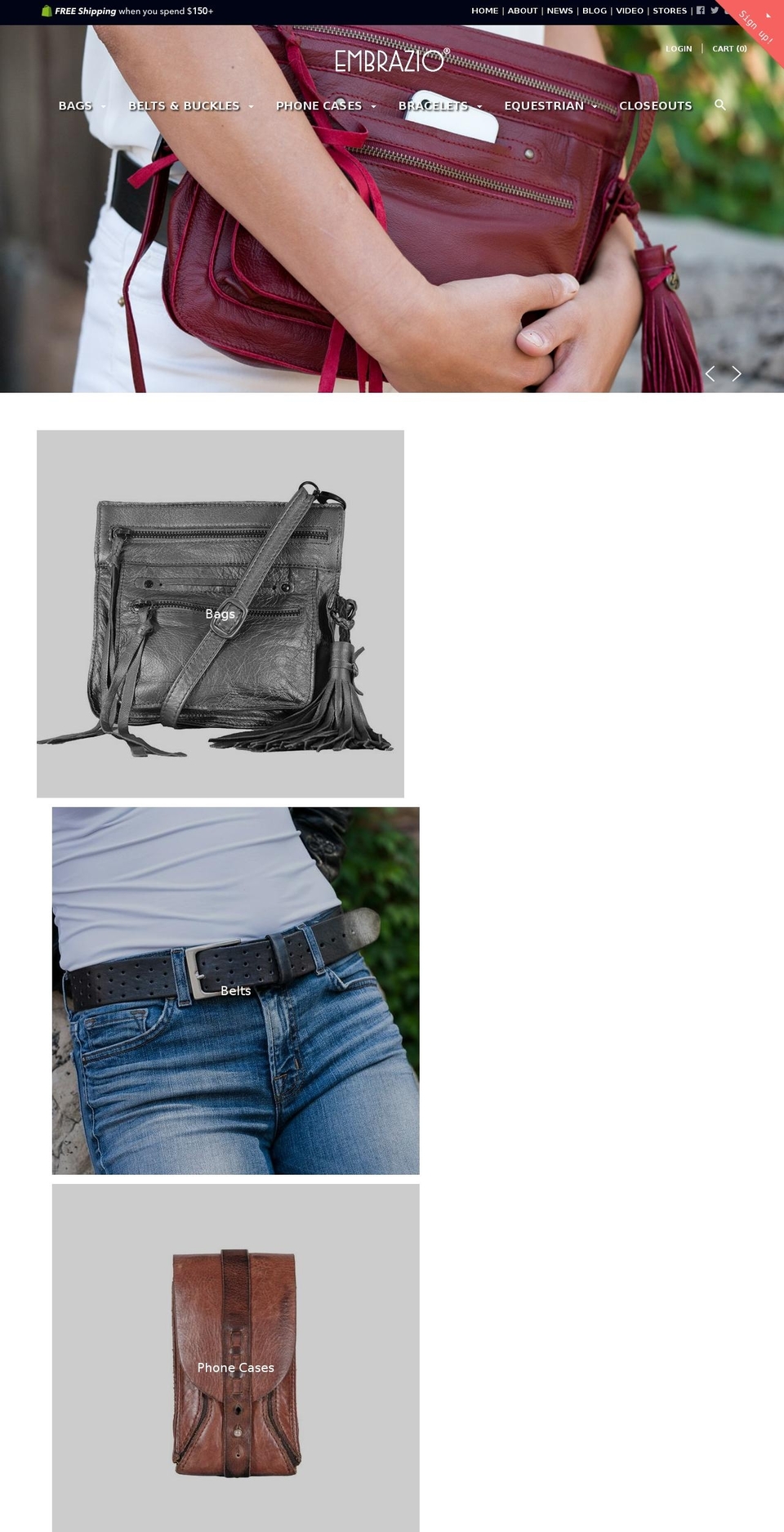 embrazio.com shopify website screenshot