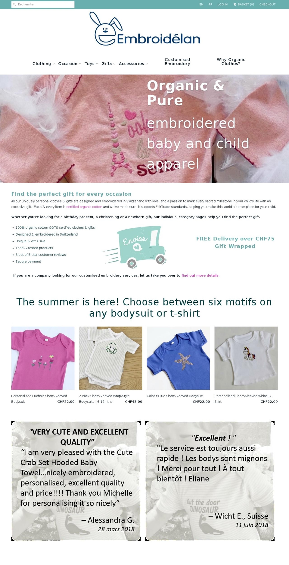 embroidelan.com — Shopify storefront screenshot