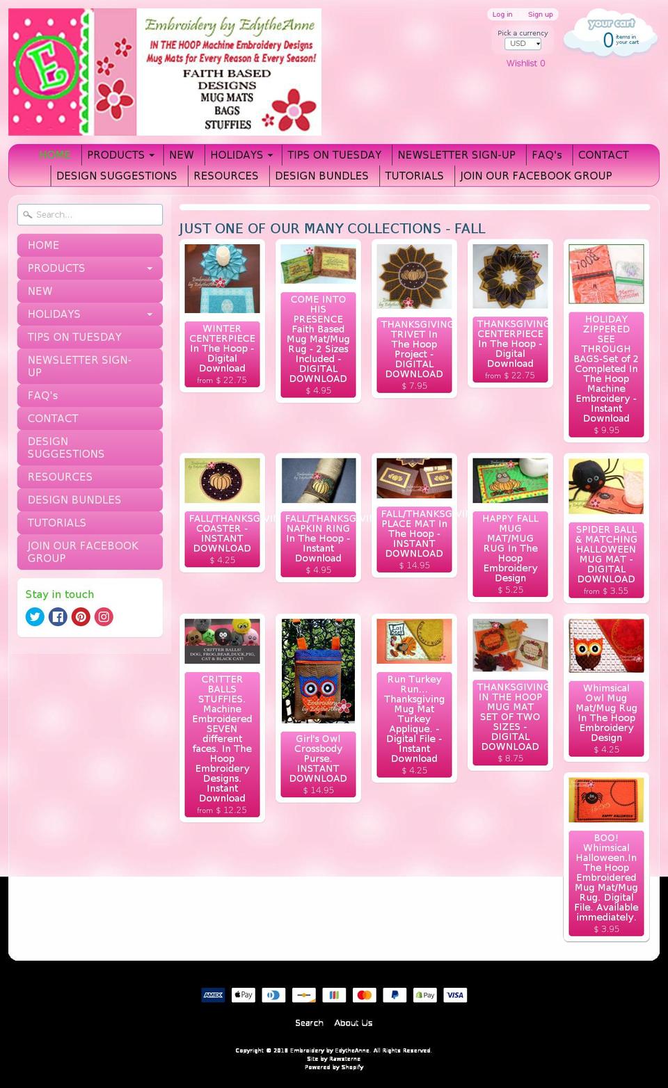 embroiderybyedytheanne.com — Shopify storefront screenshot