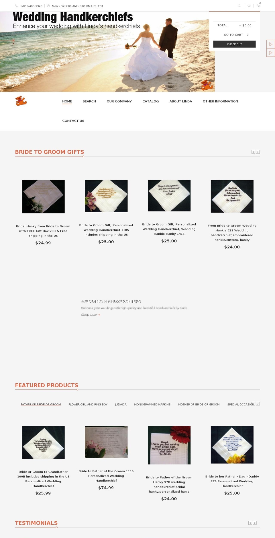 Dev Shopify theme site example embroiderybylinda.com