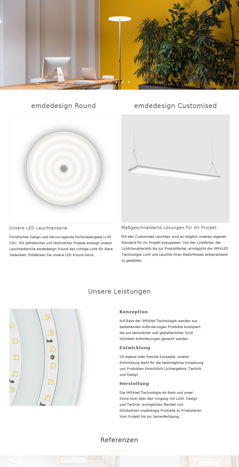 emdedesign.net shopify website screenshot