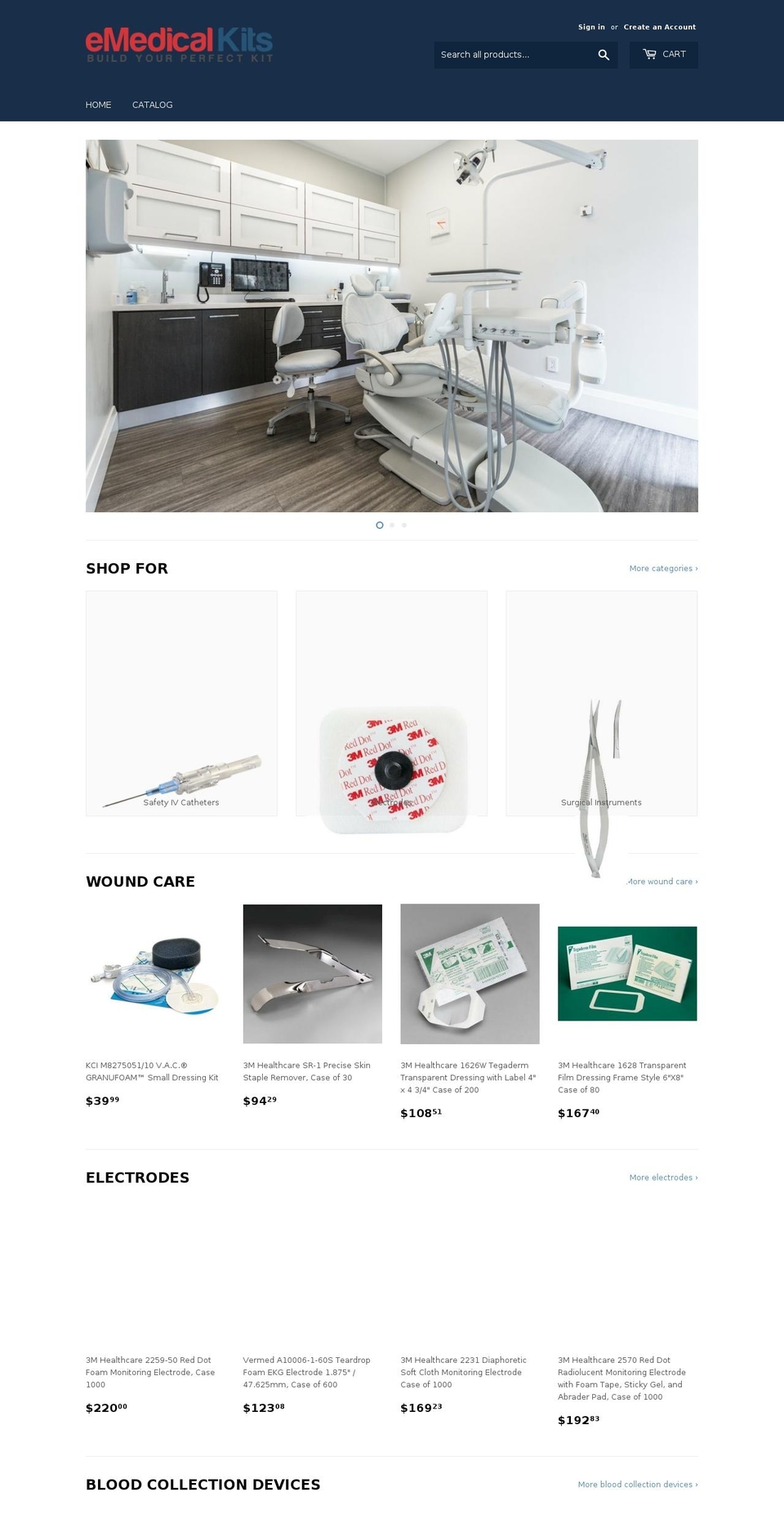emedicalkit.com — Shopify storefront screenshot