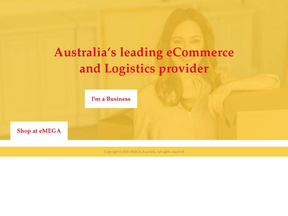 emega.com.au shopify website screenshot
