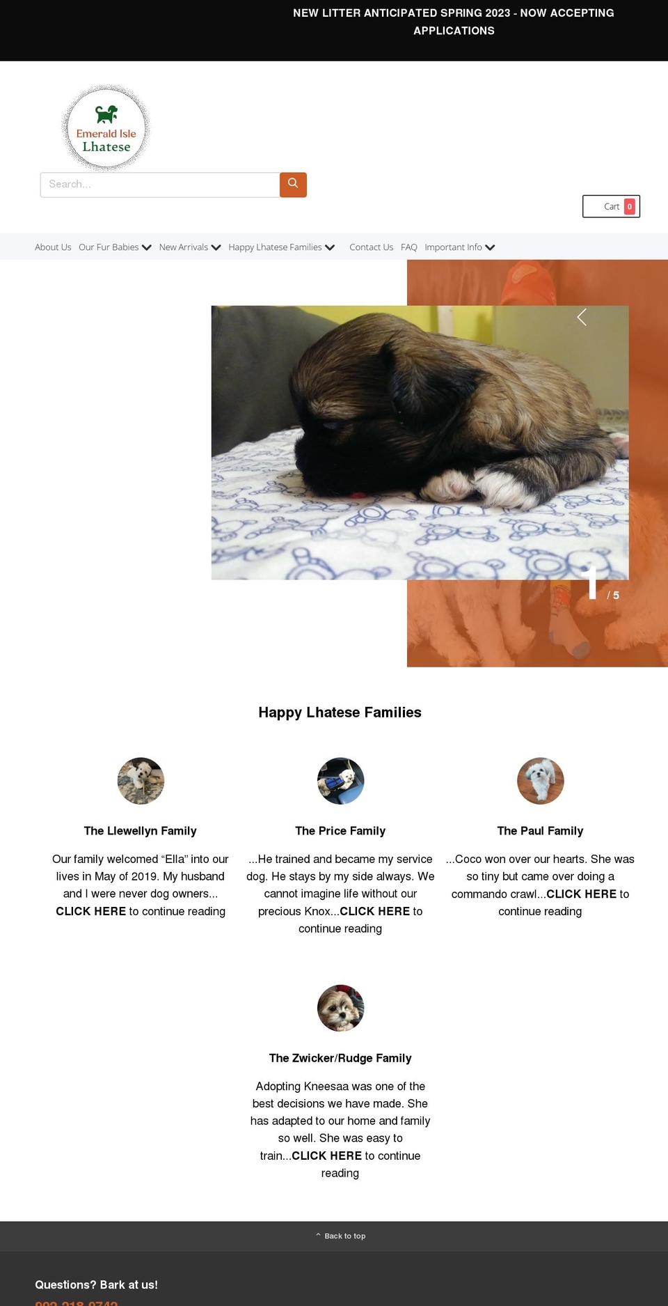 emeraldislelhatese.com shopify website screenshot