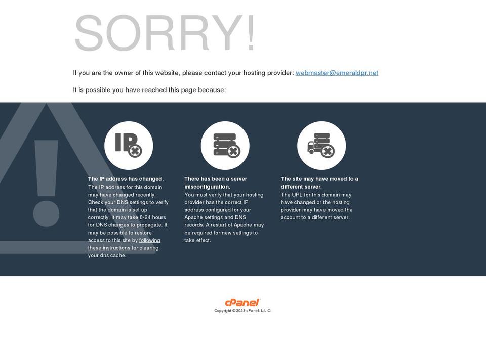 emeraldpr.net shopify website screenshot