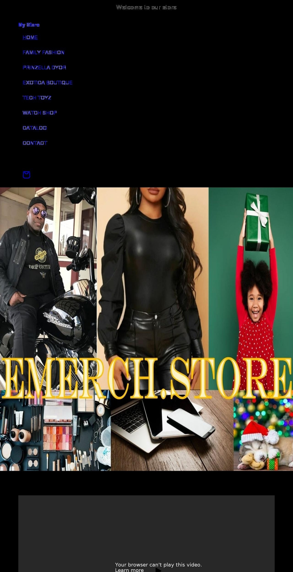 emerch.store shopify website screenshot