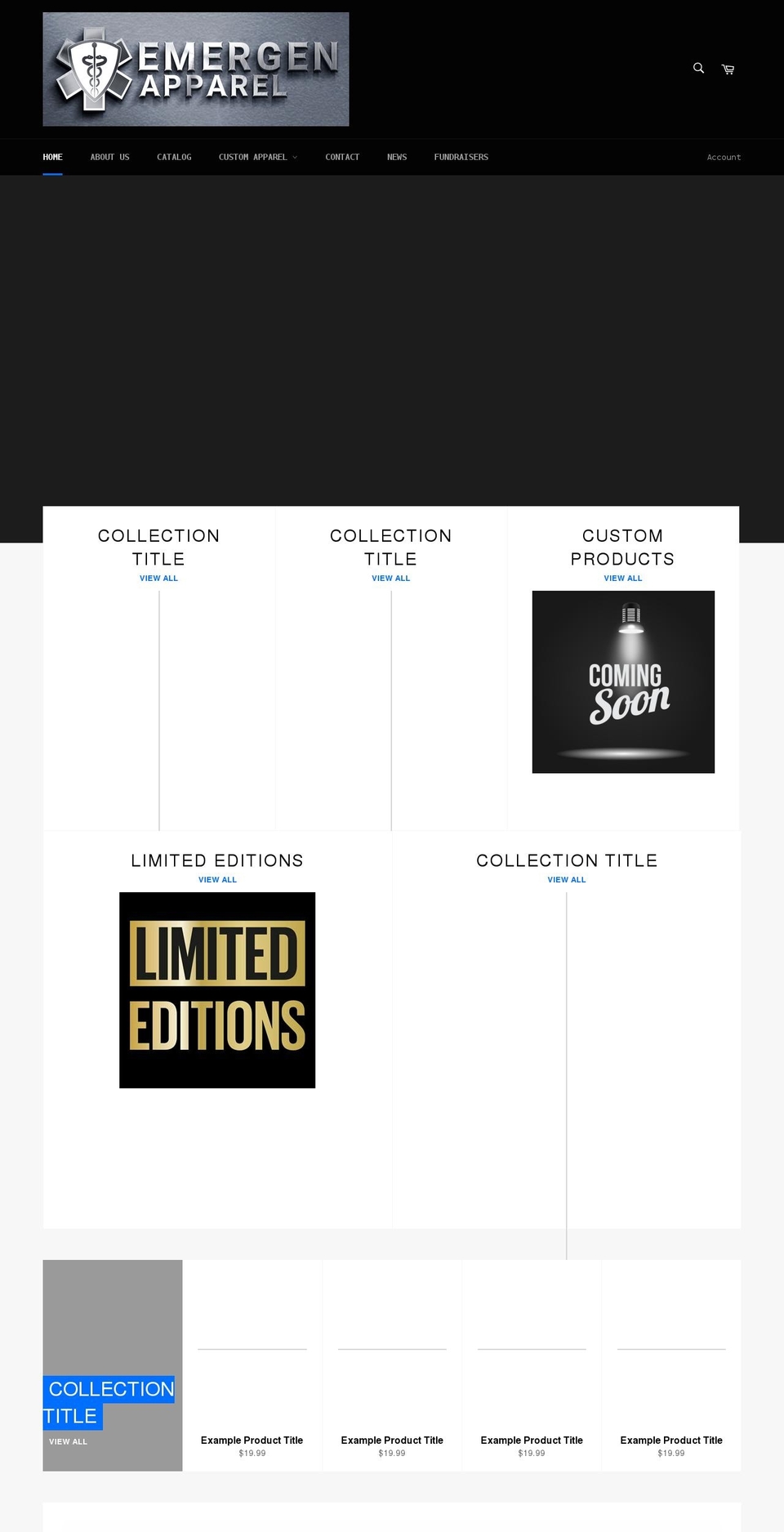 emergenapparel.com shopify website screenshot