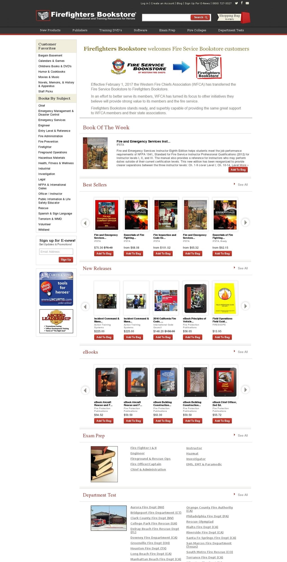 Megatronic - Responsive Shopify theme site example emergencyresponderbooks.com