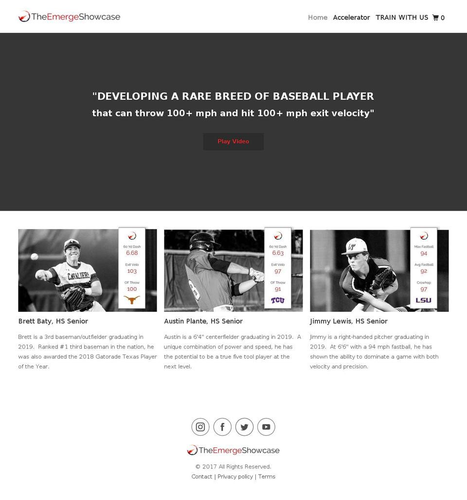 emergeperformancemgmt.com — Shopify storefront screenshot