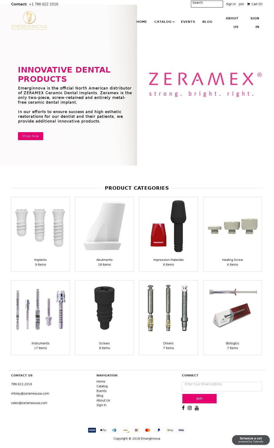 emerginnova.com — Shopify storefront screenshot