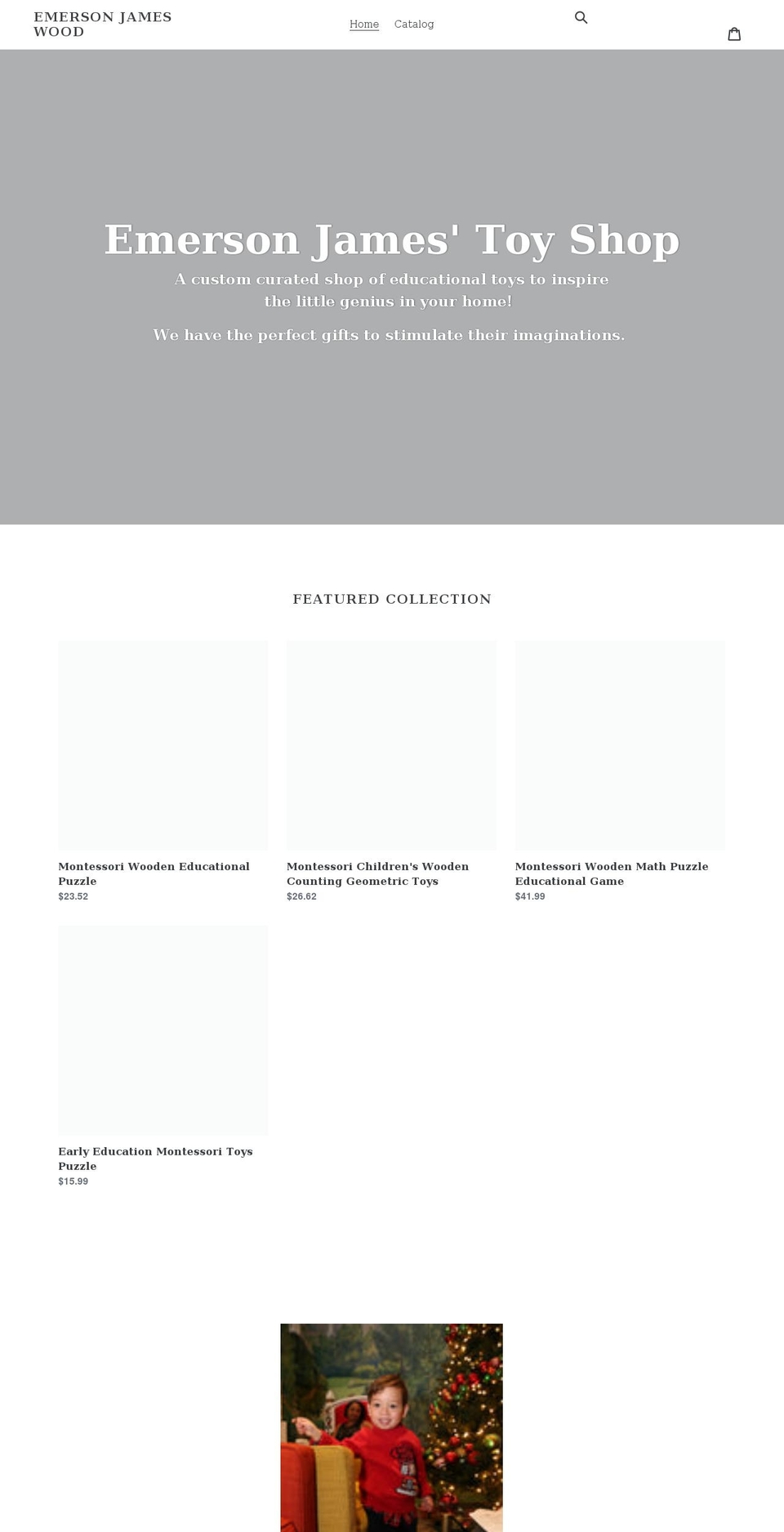 emersonjamestoyshop.com shopify website screenshot