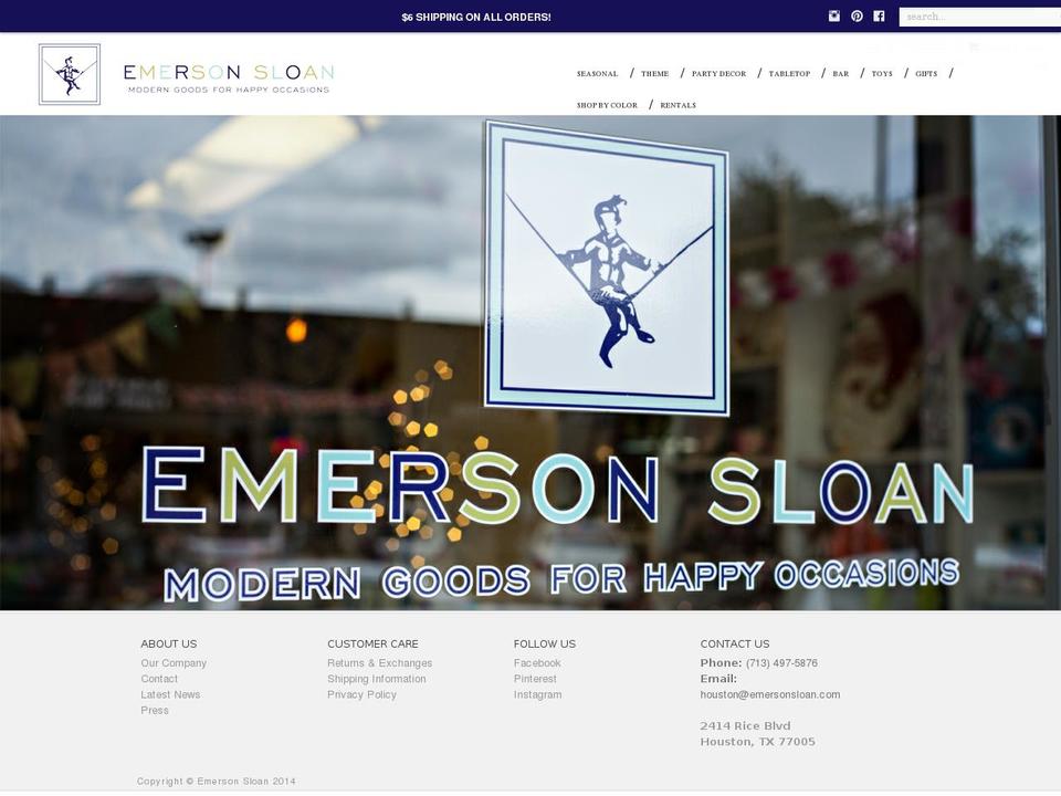 elessi-upload-- Shopify theme site example emersonsloan.com