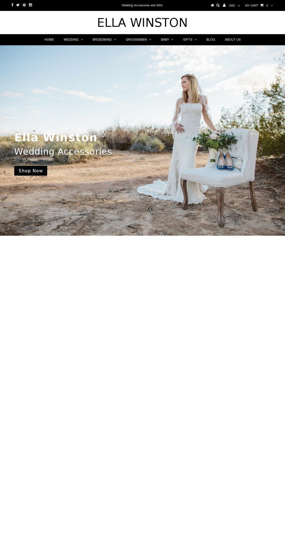 emeryames.com shopify website screenshot