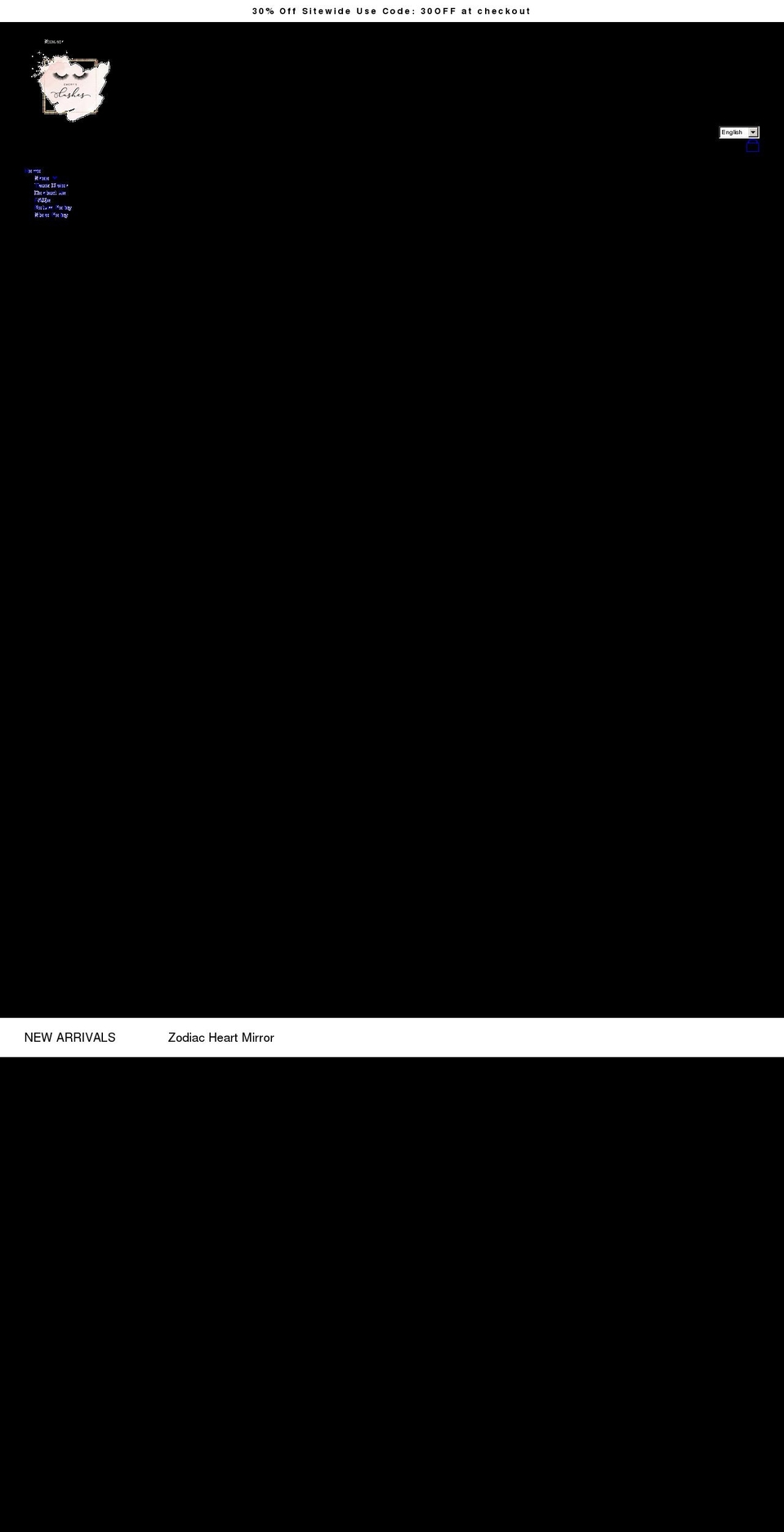 emeryslashes.com shopify website screenshot