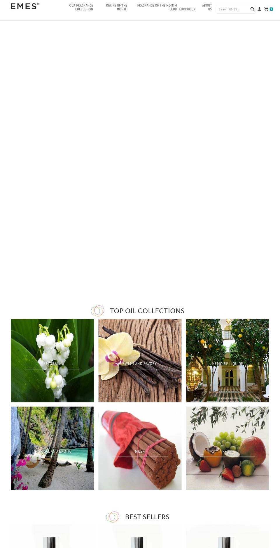 emesfragrance.com — Shopify storefront screenshot