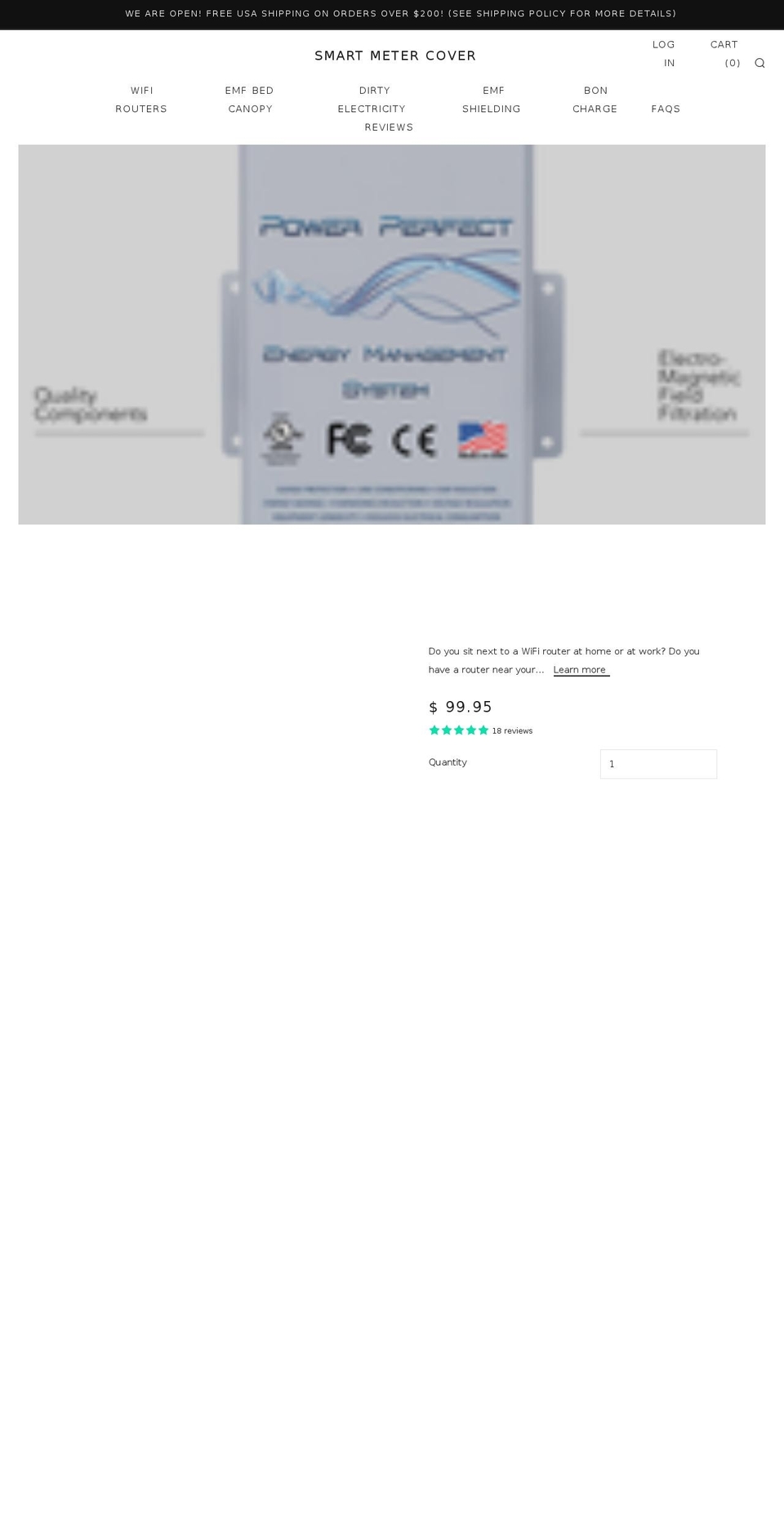 emfessentials.com shopify website screenshot