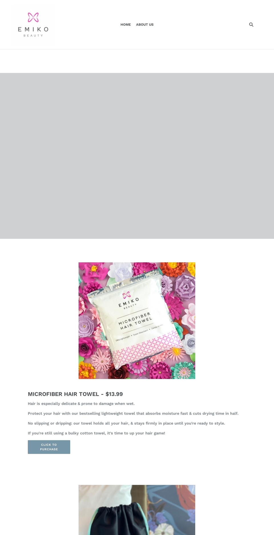 emikobeauty.com shopify website screenshot