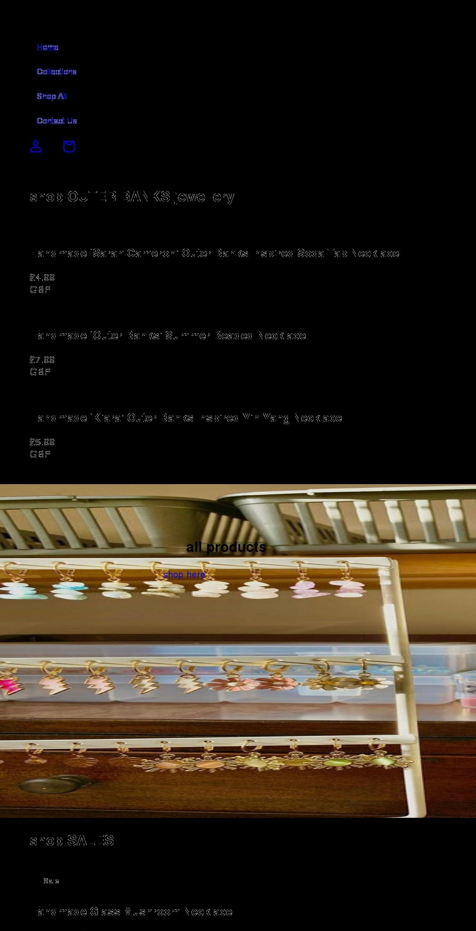 emiliasjewellery.com shopify website screenshot