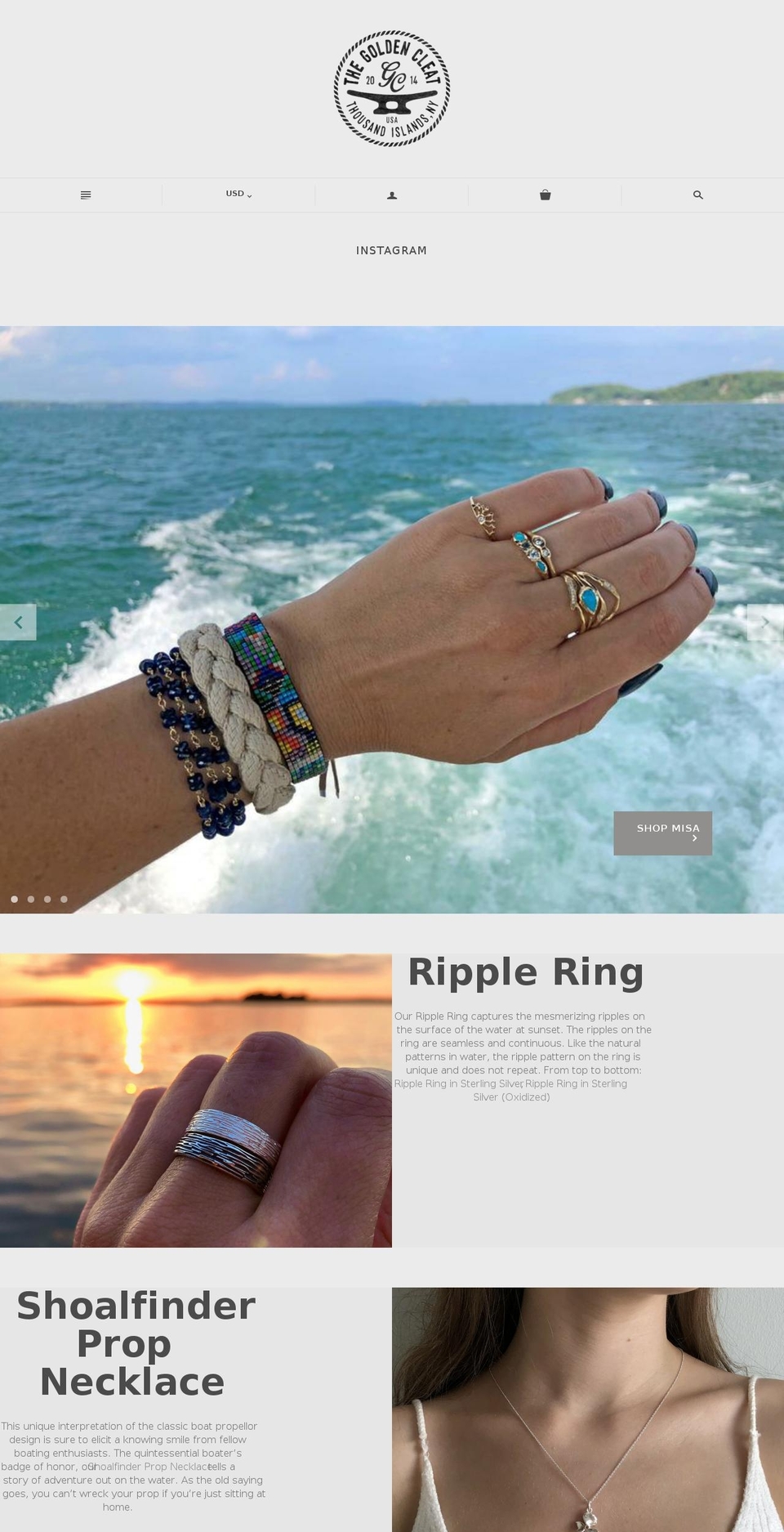 emiliecardinaux.com — Shopify storefront screenshot