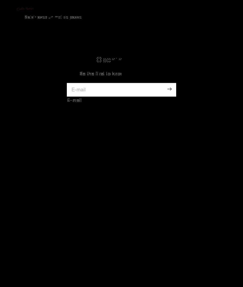 emiliemercier.com shopify website screenshot
