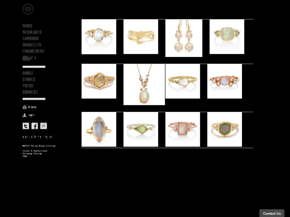 emilyamey.com shopify website screenshot