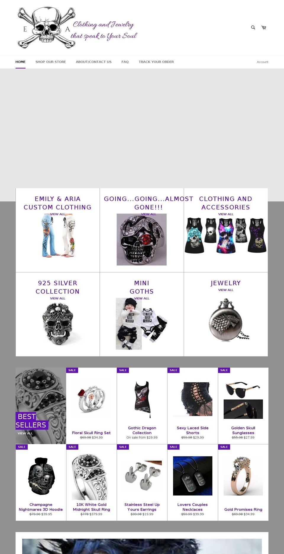 emilyandaria.com shopify website screenshot