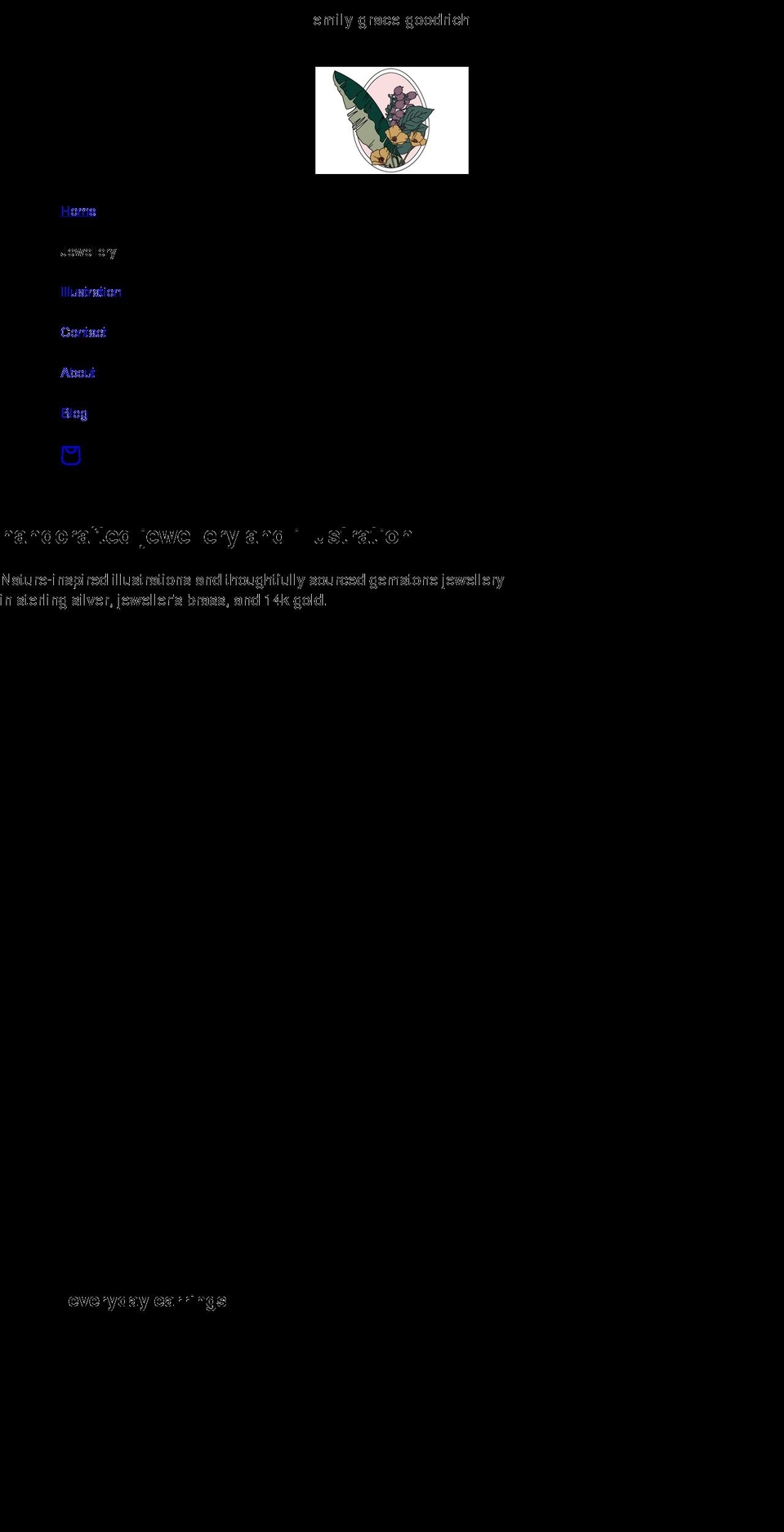 emilygracegoodrich.com shopify website screenshot