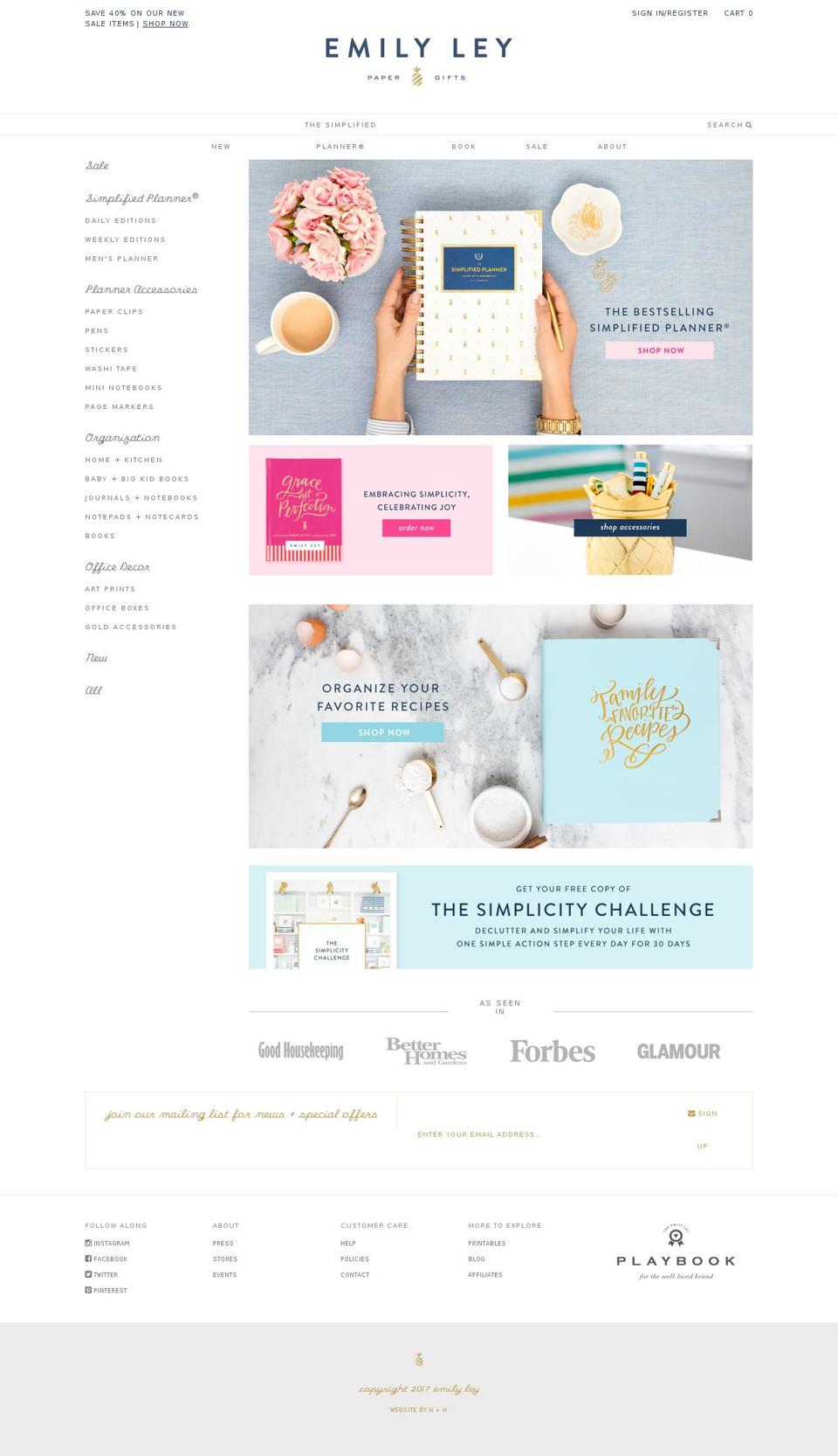 emilyley.com shopify website screenshot