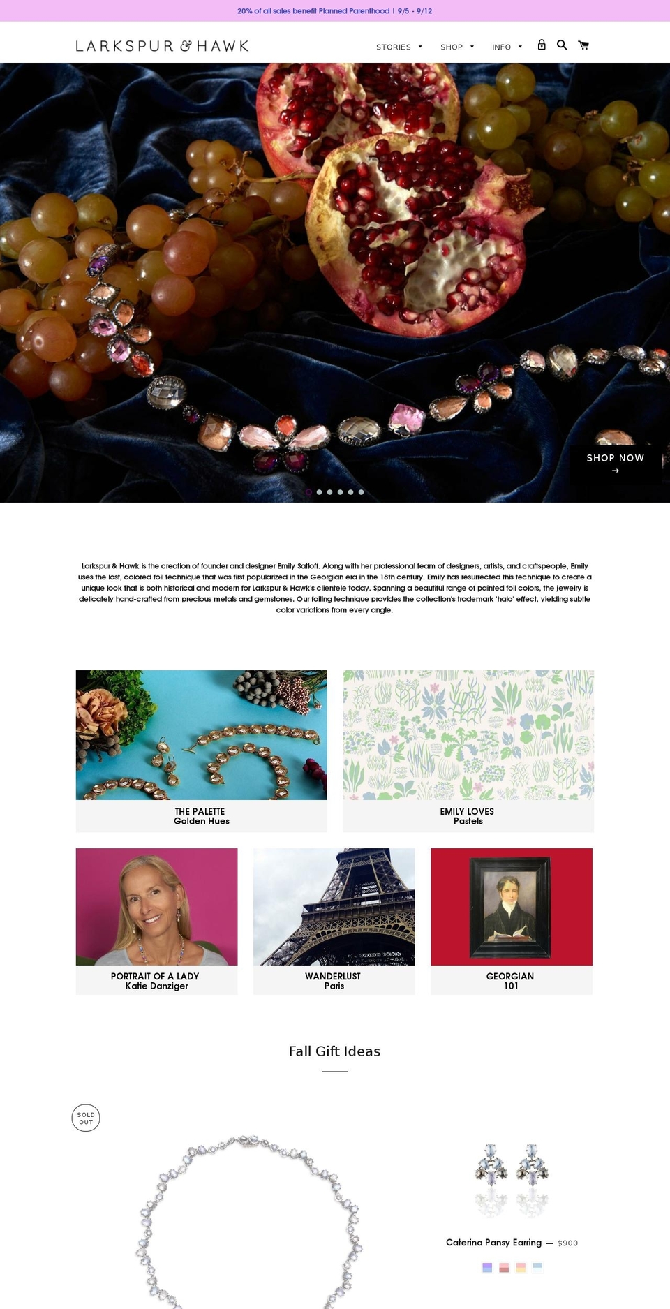 emilysatloff.com — Shopify storefront screenshot