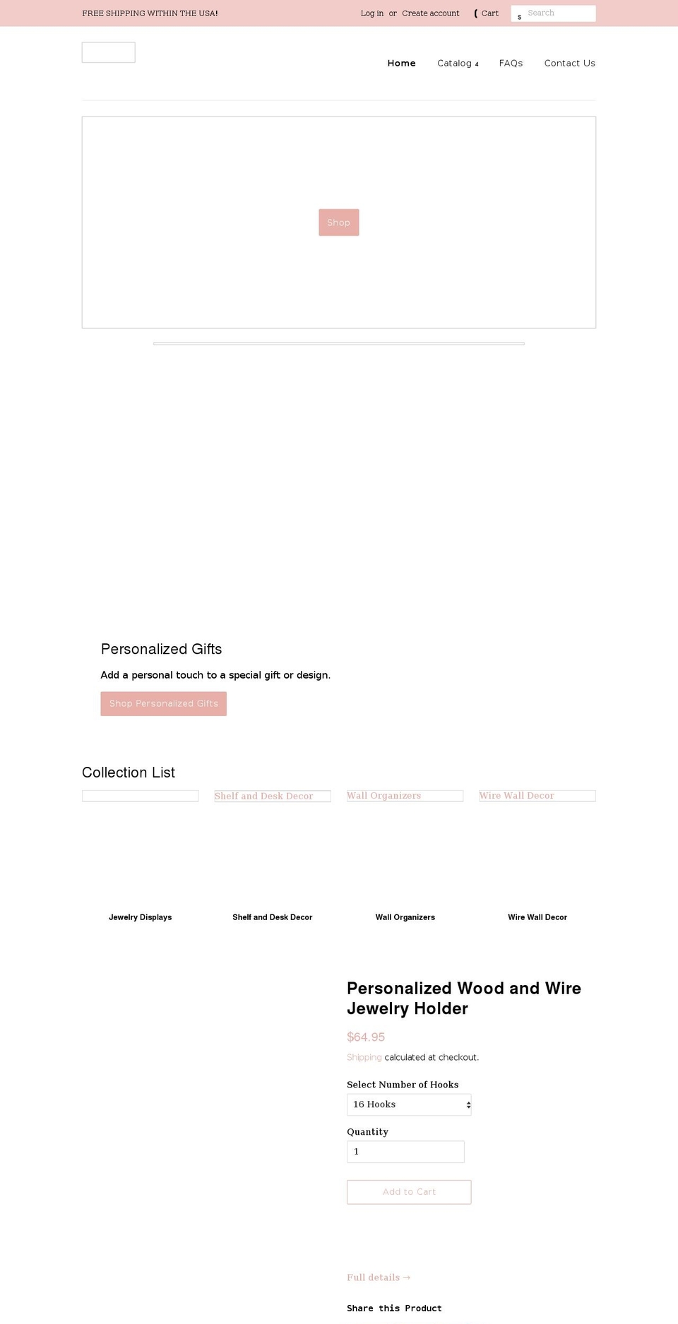 eminicreations.com shopify website screenshot