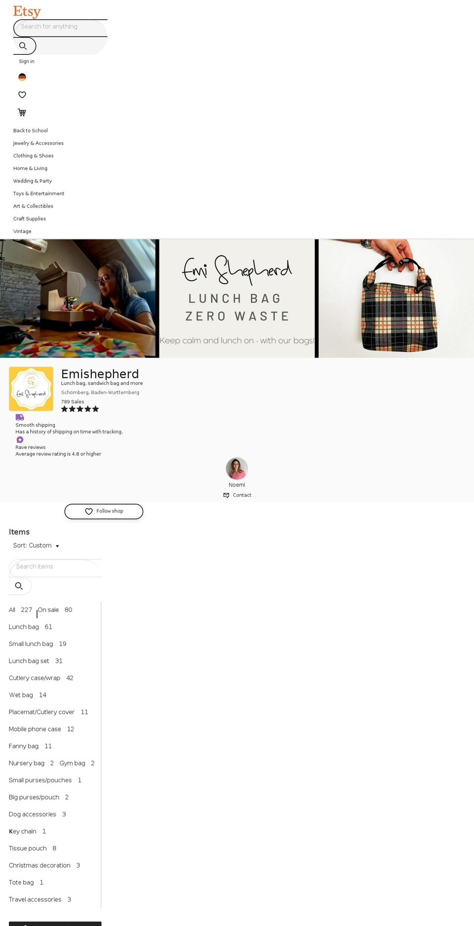 emishepherd.com — Shopify storefront screenshot